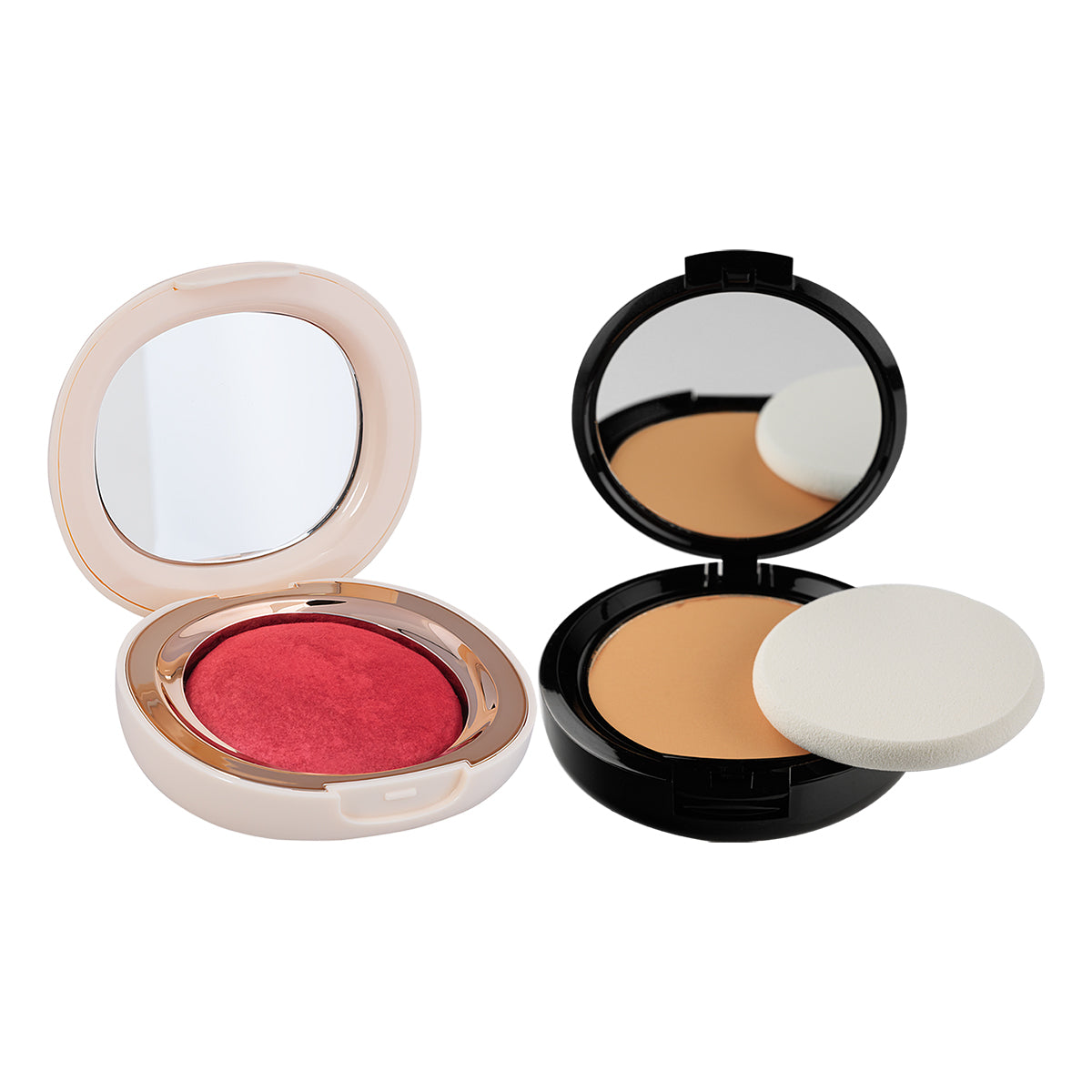 COMBO AB BAKED BLUSH DEEP ROSE | AB PARFAITE FIX COMPACT POWDER - BEIGE 03