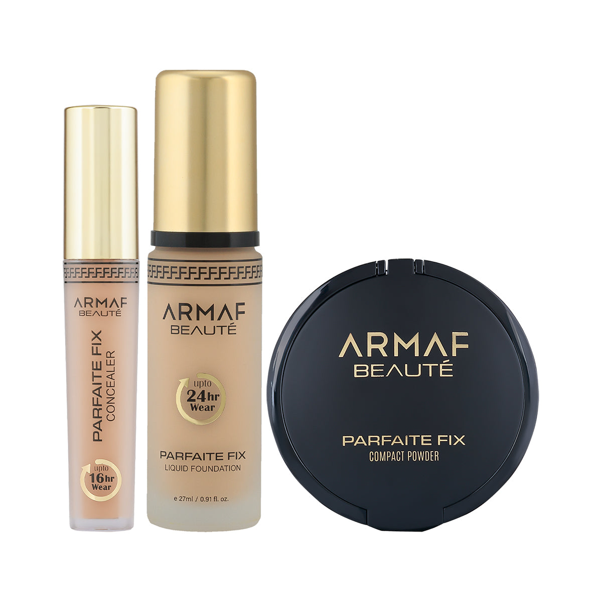 COMBO PARFAITE FOUNDATION PORCELAIN 02 | PARFAITE CONCEALER PORCELAIN 02 | COMPACT POWDER PORCELAIN 02